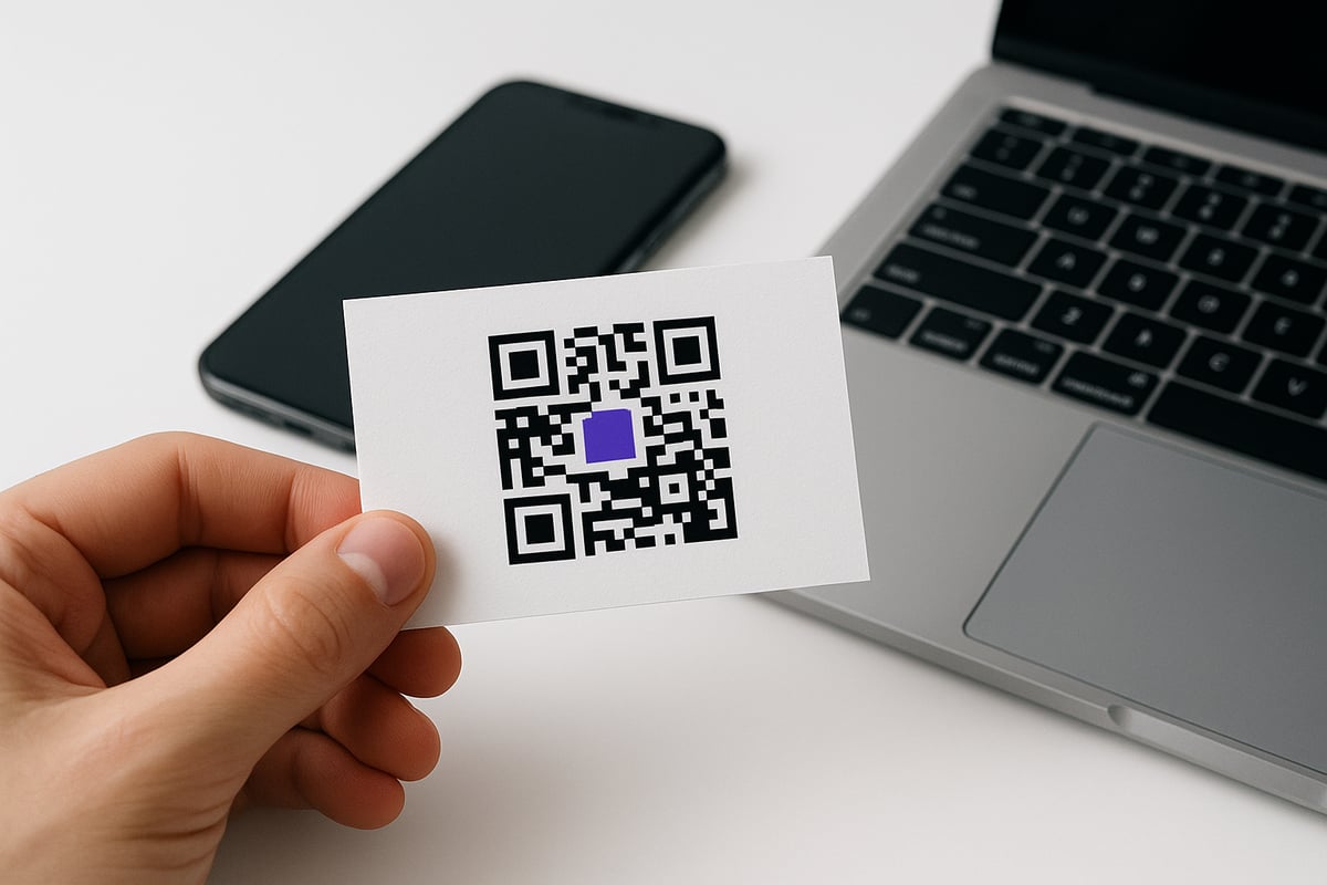 Schritt-für-Schritt: QR Code für Visitenkarten erstellen