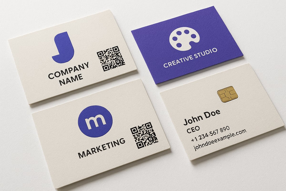 Moderne Trends 2025: Visitenkarten mit Logo neu gedacht
