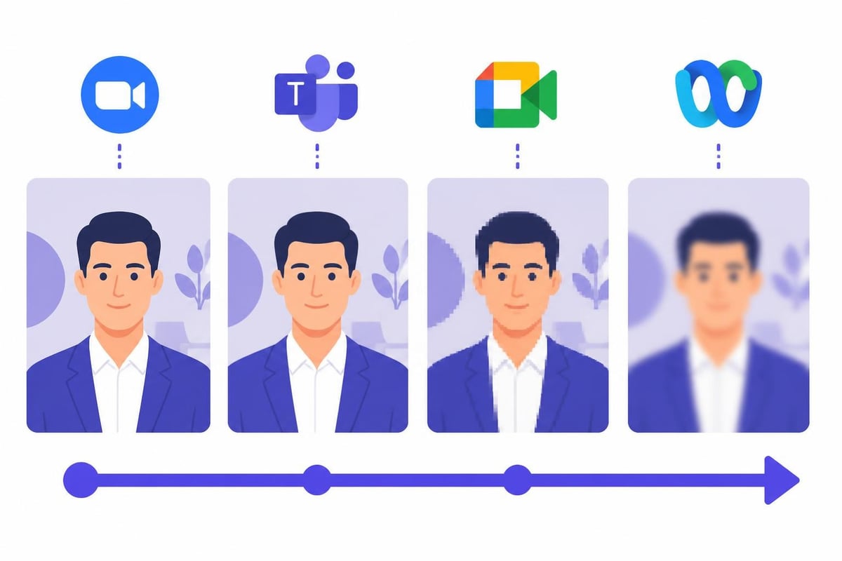 Platform comparison for virtual backgrounds