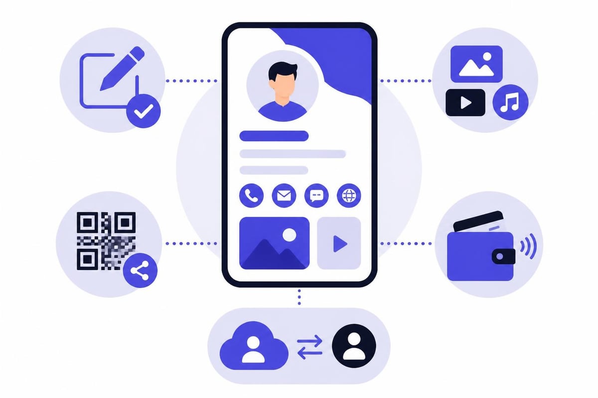 Digital calling card features