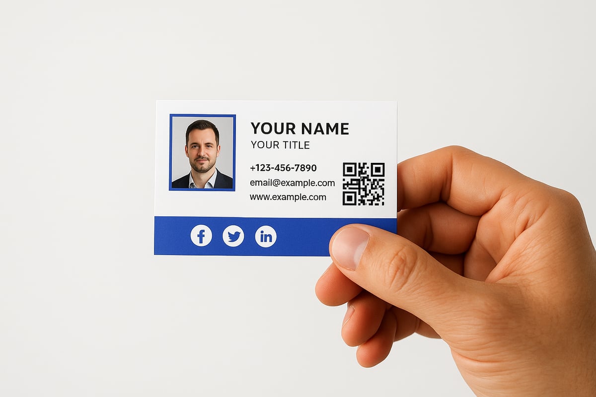 Quelles informations inclure sur une carte de visite en 2026 ?