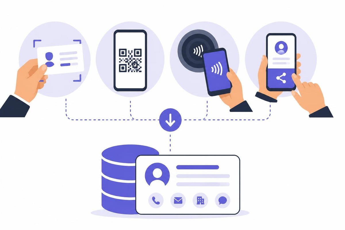 Multi-format contact capture