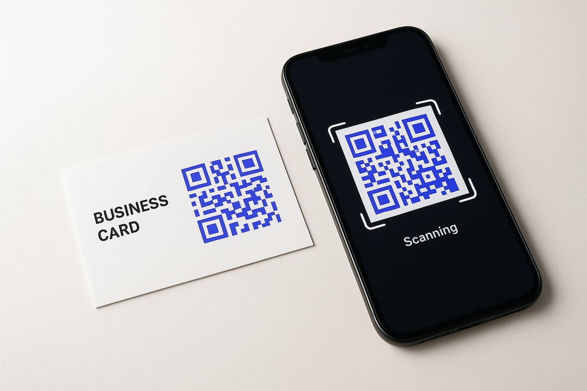 Was ist ein QR Code für Visitenkarten?