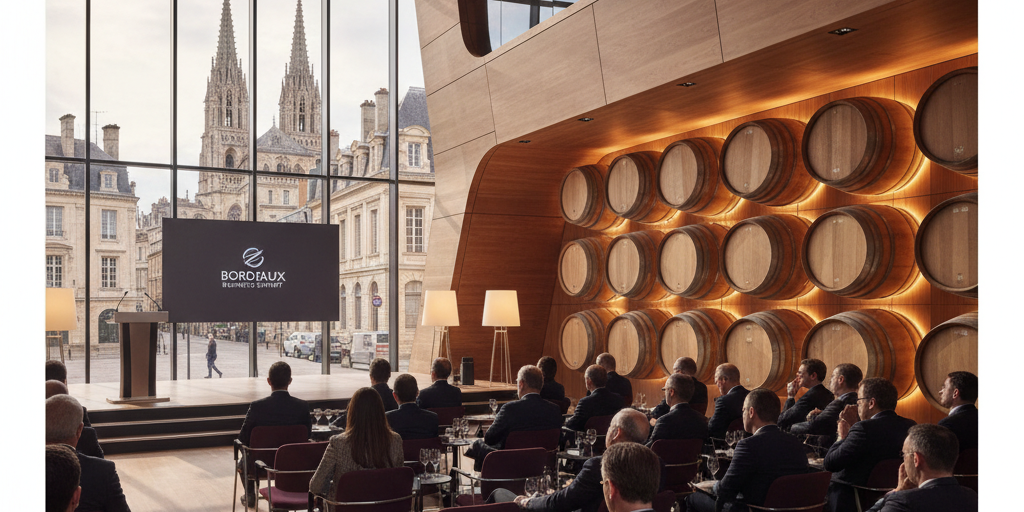 Conferencias Bordeaux 2026 sala de eventos moderna