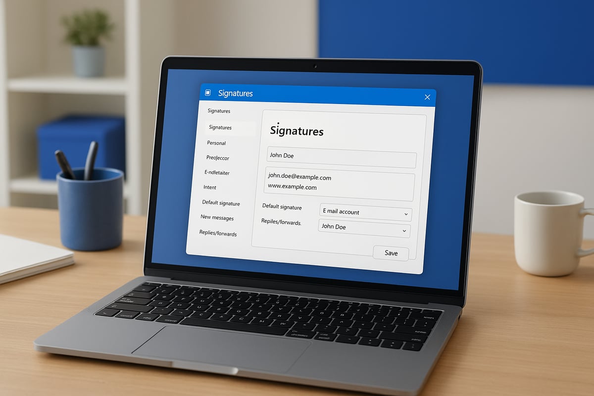 Voraussetzungen und Vorbereitung für Outlook-Signaturen