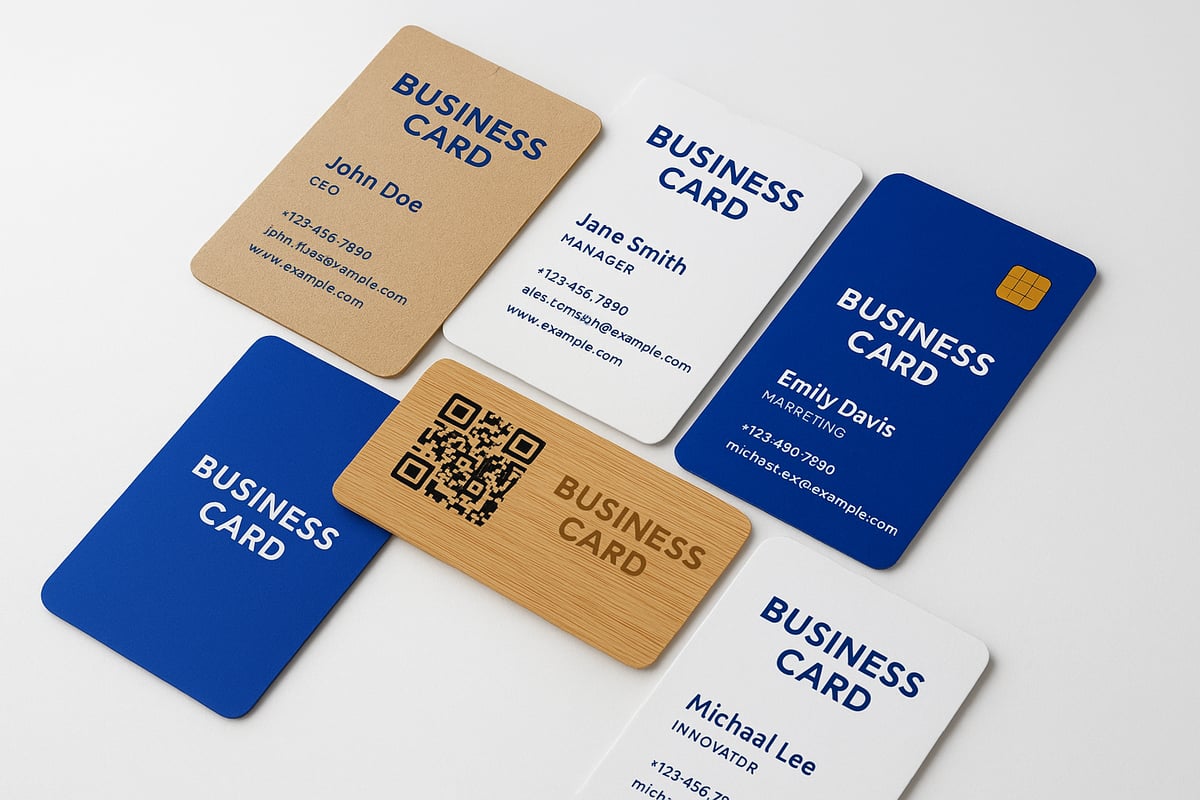 Tendances 2025 en matière de carte de visite