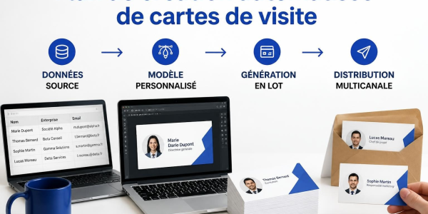 Automatiser la création de cartes de visite en 2026