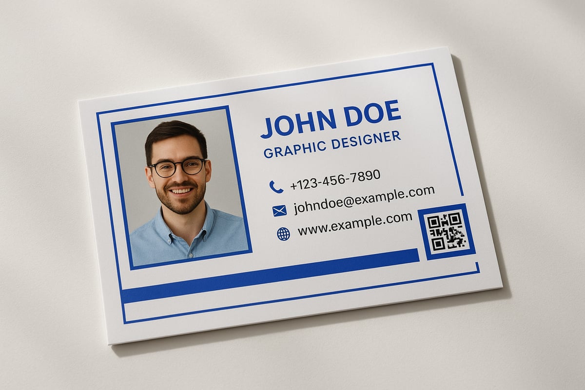Kreative Gestaltungsideen für Visitenkarten mit Foto