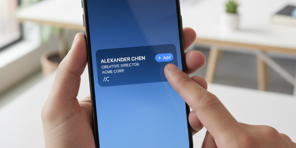 Carte de visite numérique : Ajouter à Apple Wallet