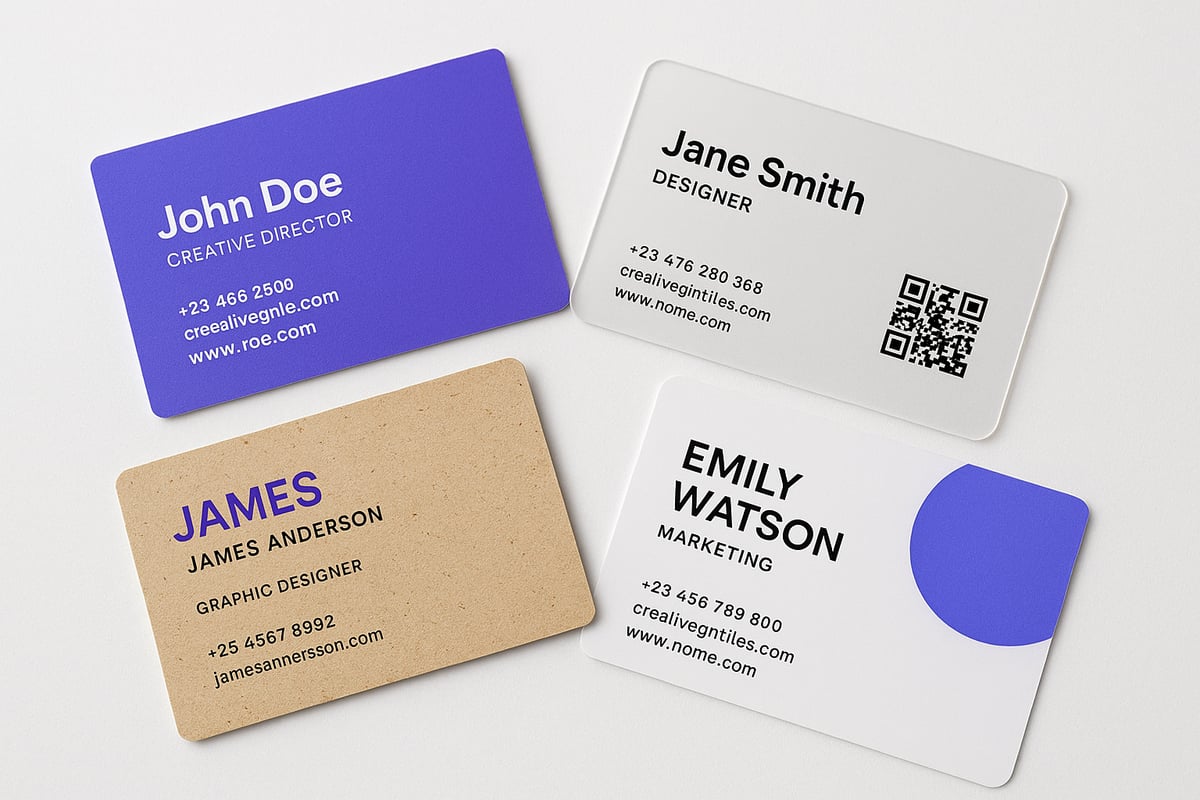 Kreative Design-Tipps für Visitenkarten 2025