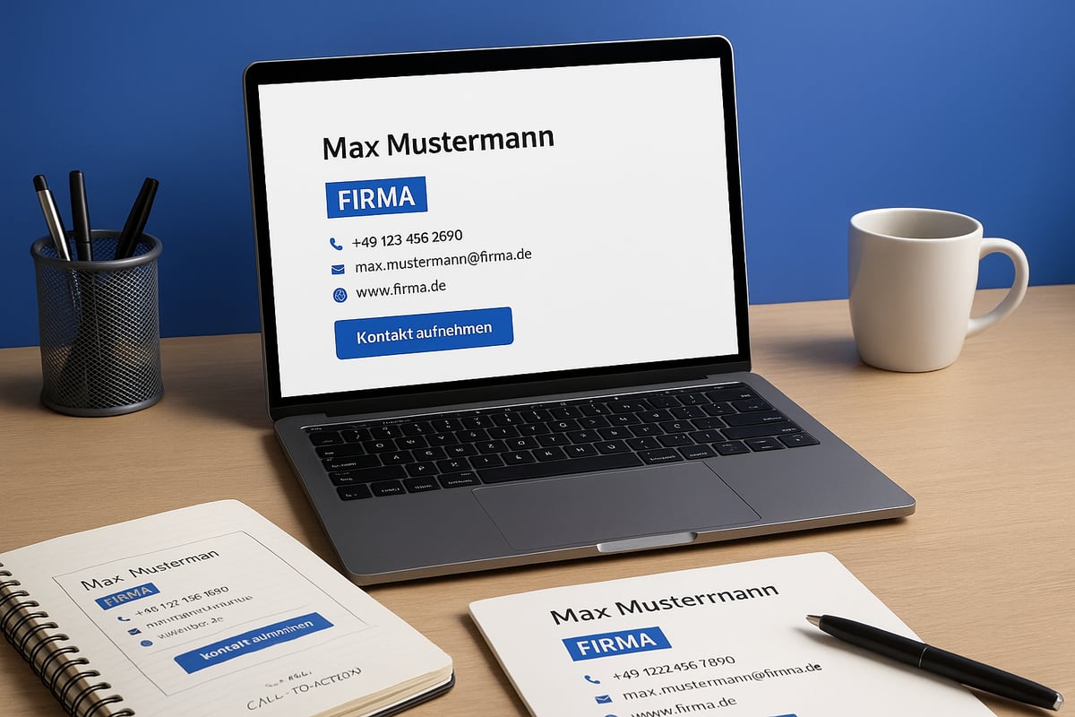 Design & Inhalt: So gestalten Sie eine professionelle und individuelle E-Mail-Signatur
