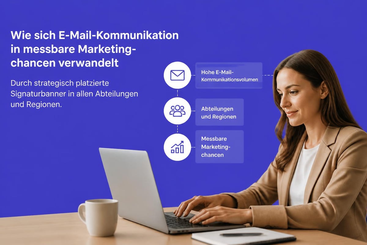 Marketing reach through email signatures