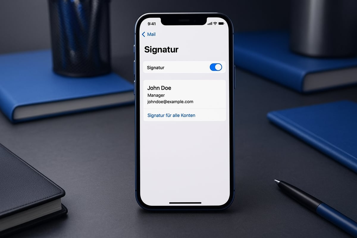 Voraussetzungen & Grundlagen für Mail-Signaturen auf dem iPhone