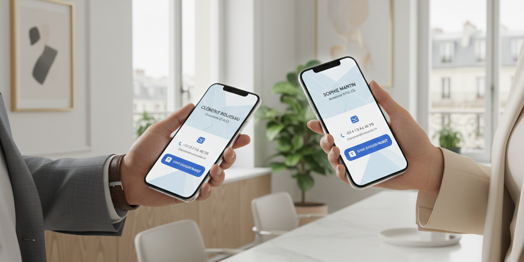 utilisation carte de visite google wallet