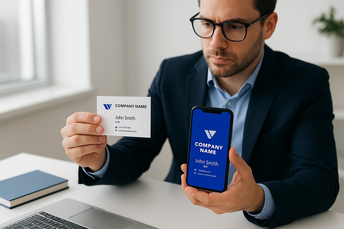 Comparatif : Cartes de Visite Papier vs Numériques
