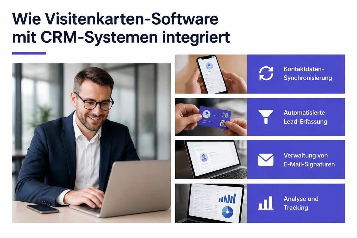 CRM Integration Visitenkarten