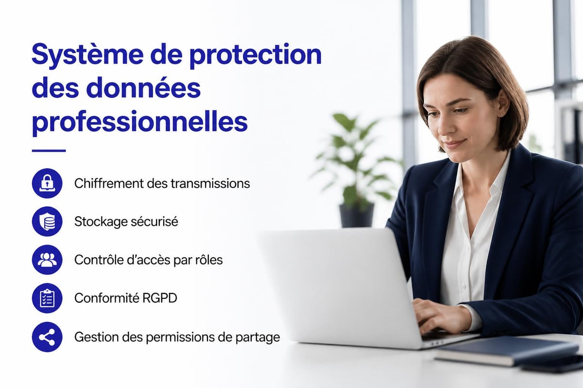 Architecture de sécurité des cartes de visite digitales