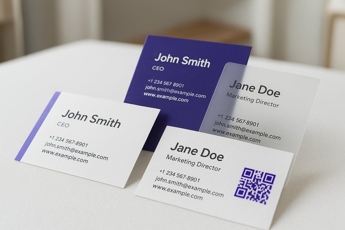 Designtrends und Individualisierung hochwertiger Visitenkarten