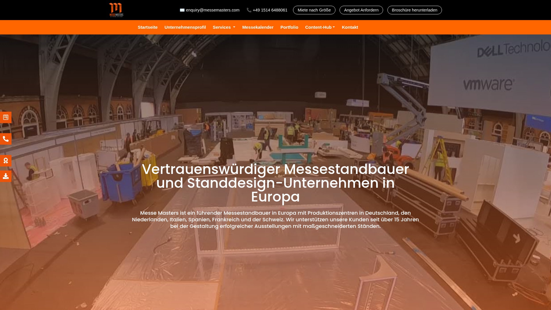 Messe Masters Website