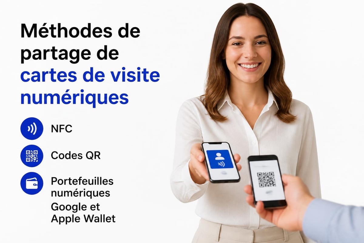 Technologies de partage de cartes de visite numériques