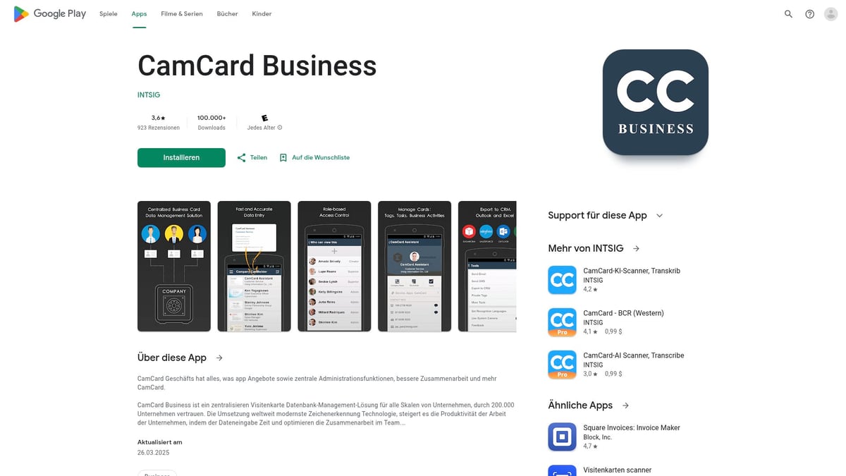 7 Top App Visitenkarte Tools 2025: Digital Vernetzen Leicht Gemacht - CamCard Business