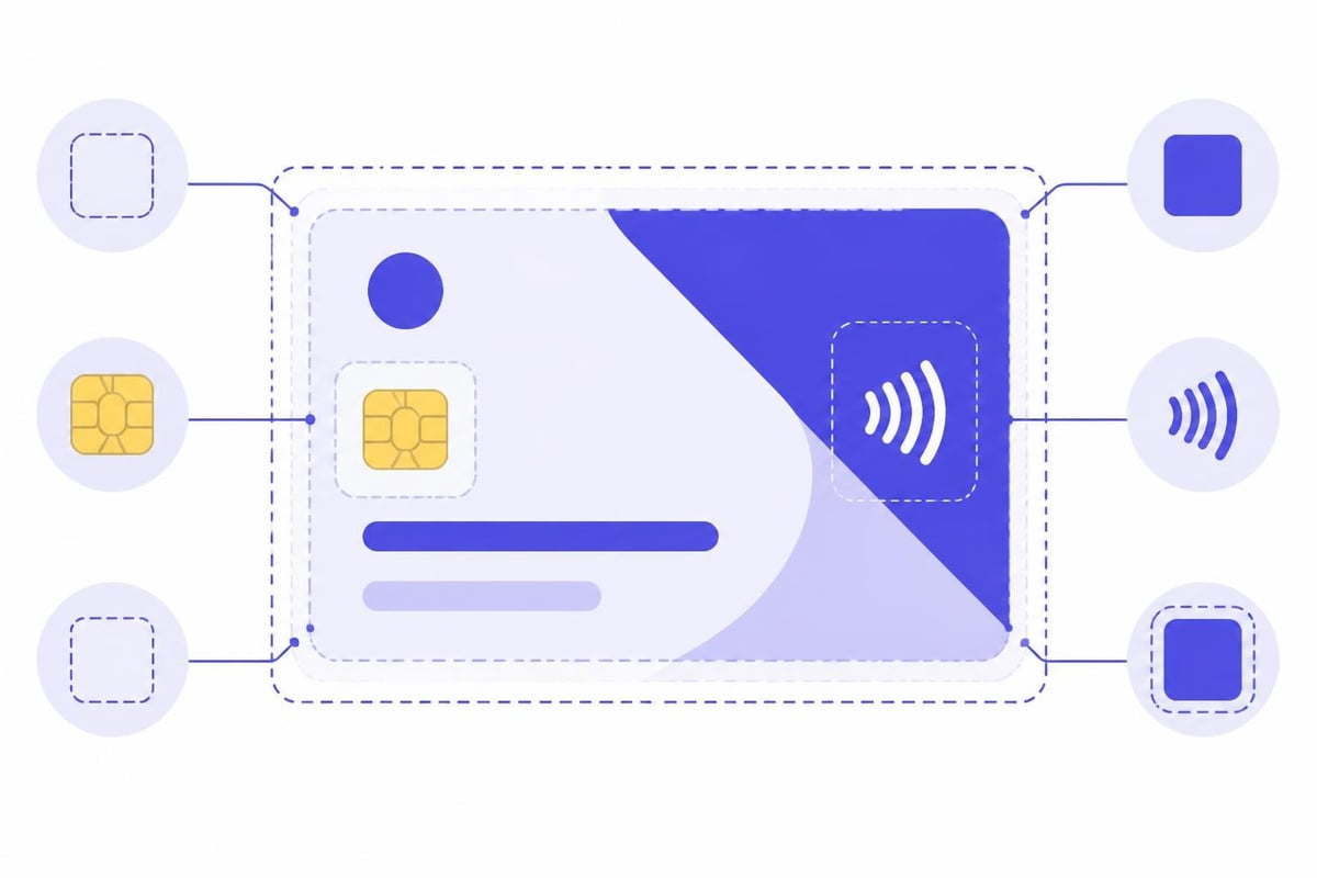 NFC card design template