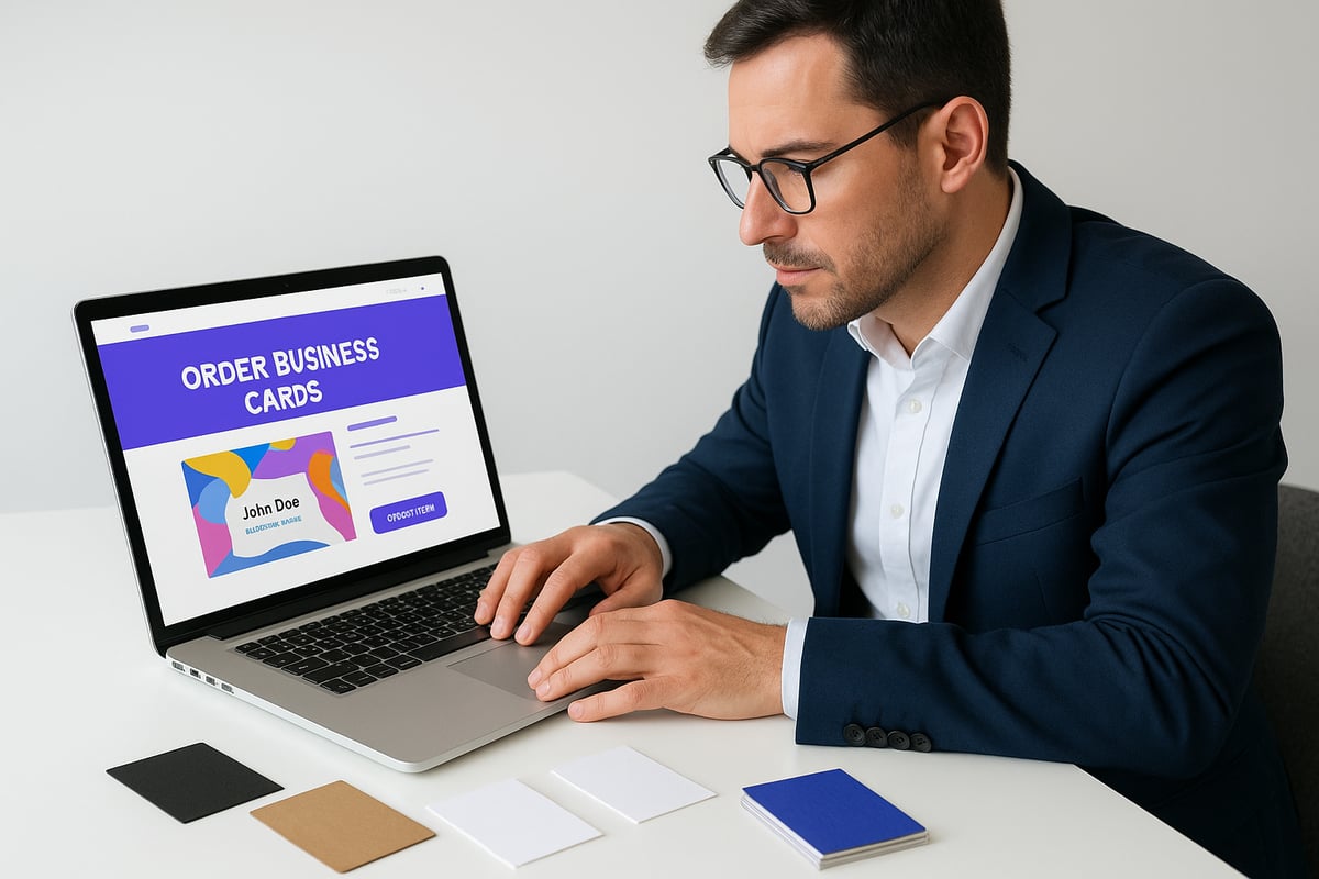 Guida Passo Passo: Ordinare Biglietti da Visita Online