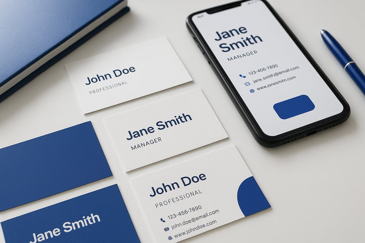 Les Tendances 2025 : Cartes de Visite Physiques et Numériques