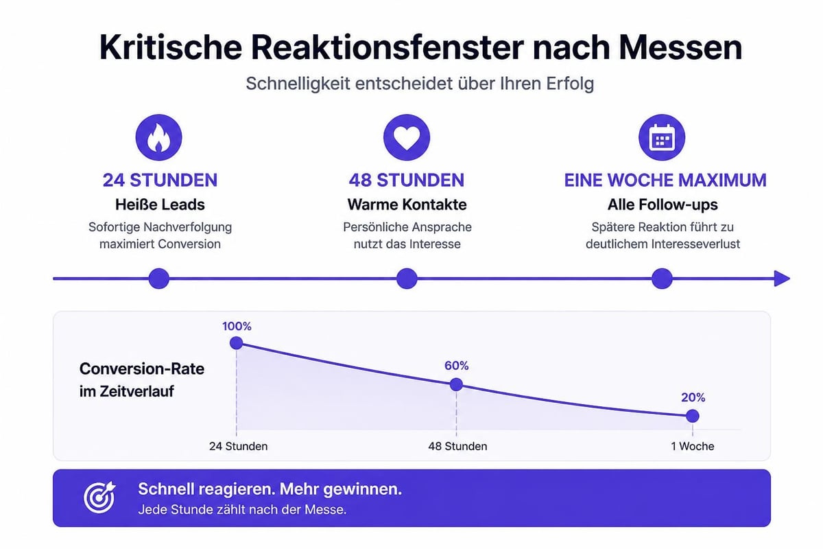 Messe Follow-up Timeline