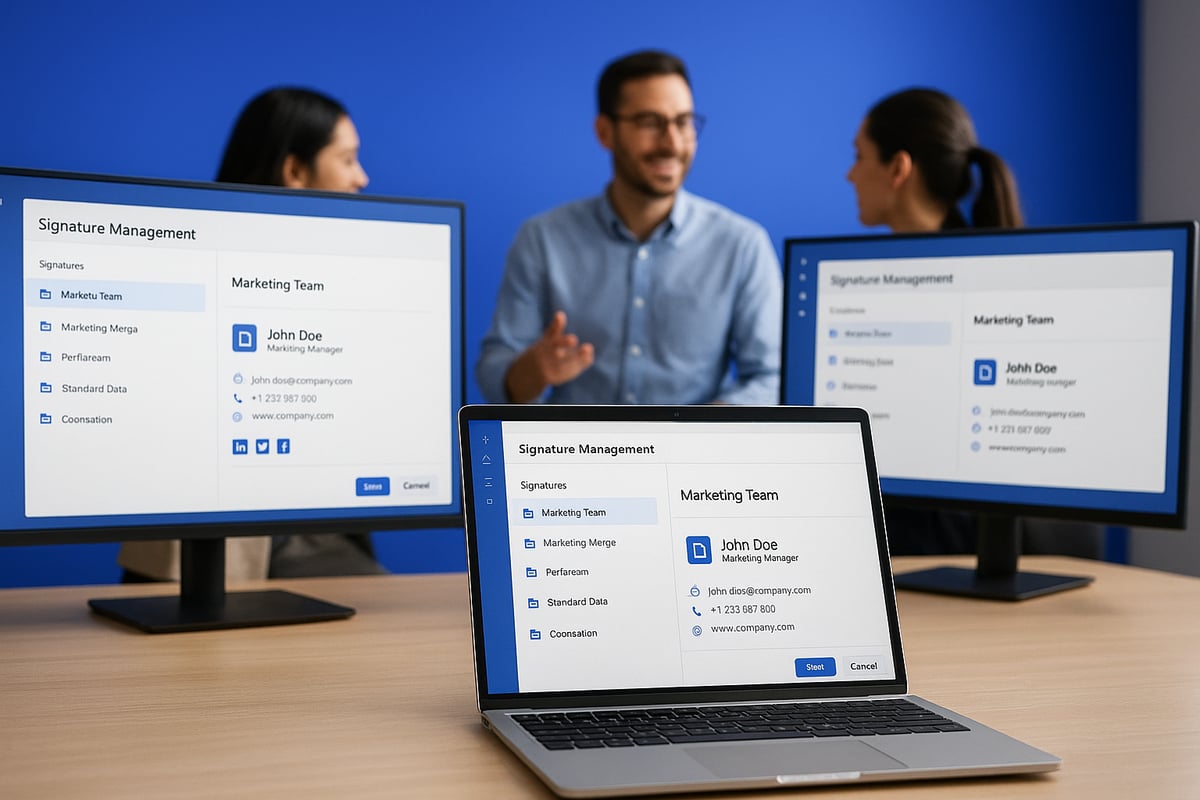 Zentrale Verwaltung & Automatisierung von Outlook-Signaturen in Unternehmen