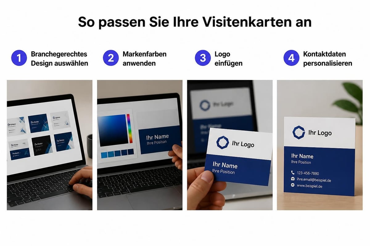 Visitenkarten Anpassung