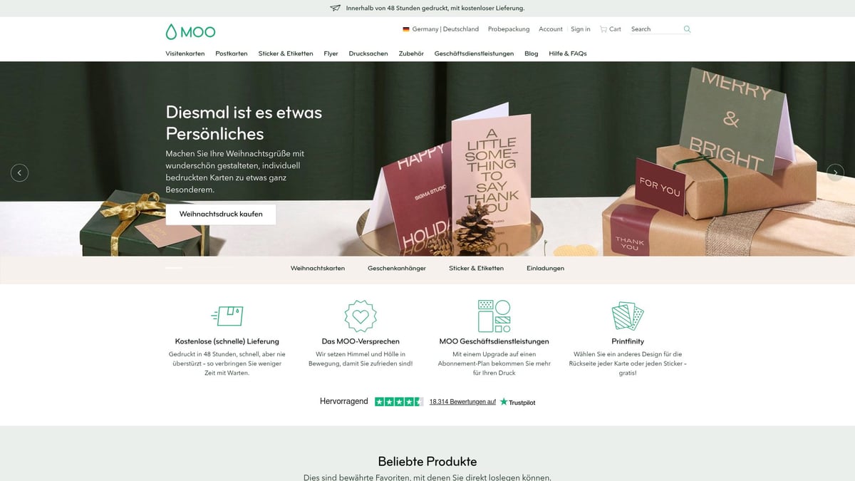 7 Moderne Vorlage Visitenkarte Ideen für 2025 - Moo – Premium-Visitenkarten mit außergewöhnlichem Look & Feel