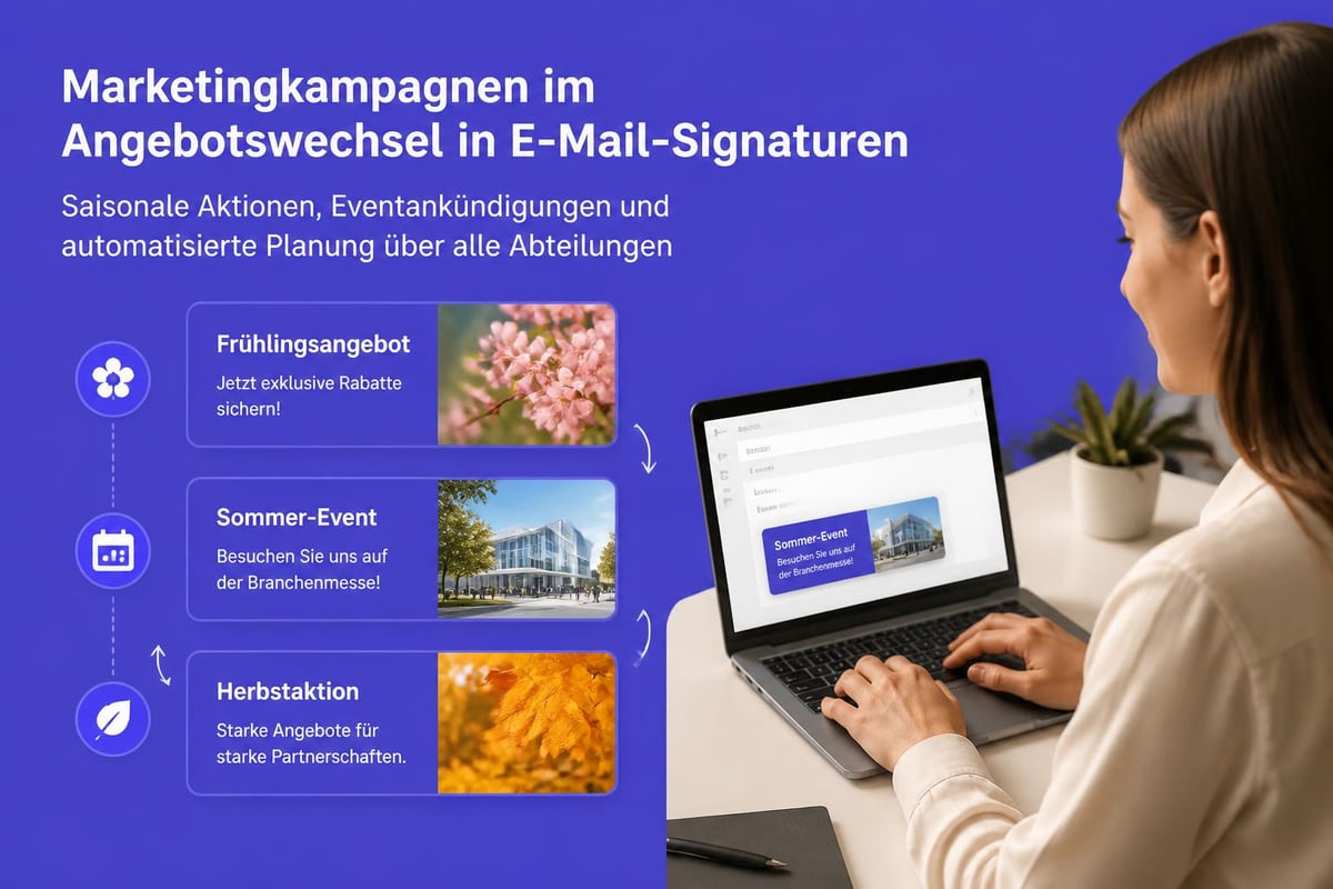 Email signature marketing campaign