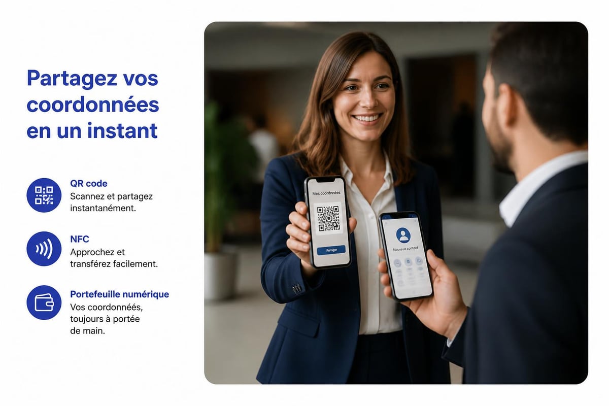 Partage instantané de contacts