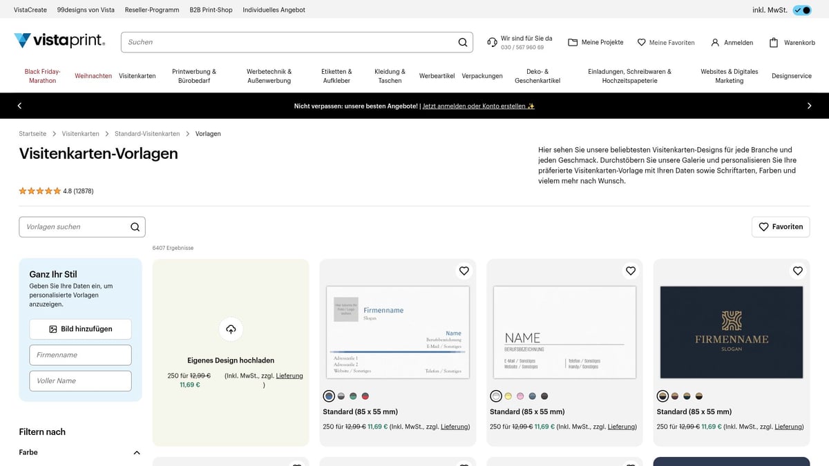 7 Moderne Vorlage Visitenkarte Ideen für 2025 - VistaPrint – Professionelle Druckvielfalt & innovative Materialien