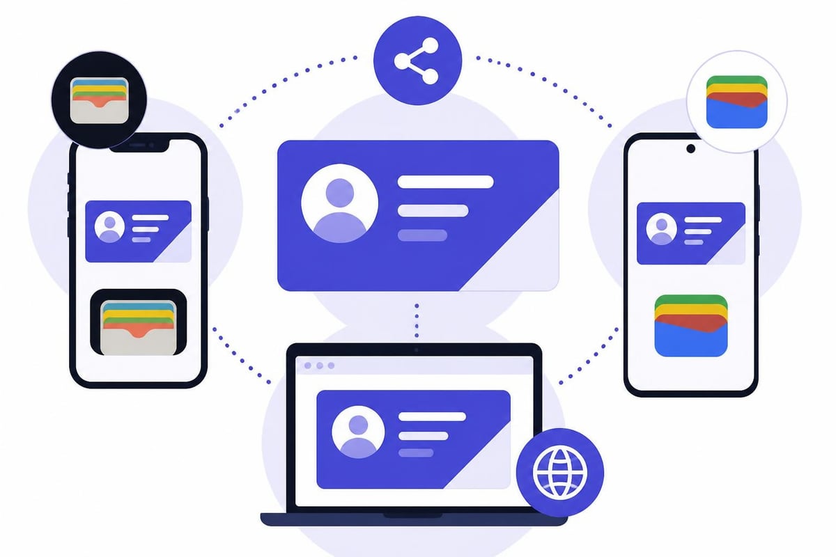 Multi-platform card sharing