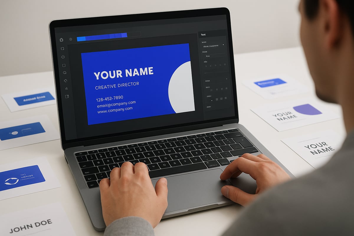 Schritt-für-Schritt: Visitenkarten online gestalten