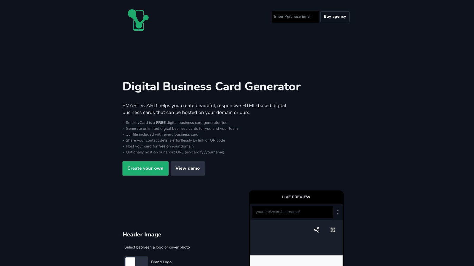 7 Best vCard Online Tools to Create Digital Business Cards 2025 - Smart vCard