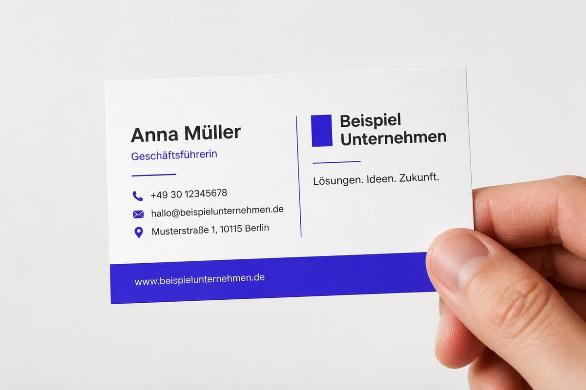 Visitenkarten Design-Elemente
