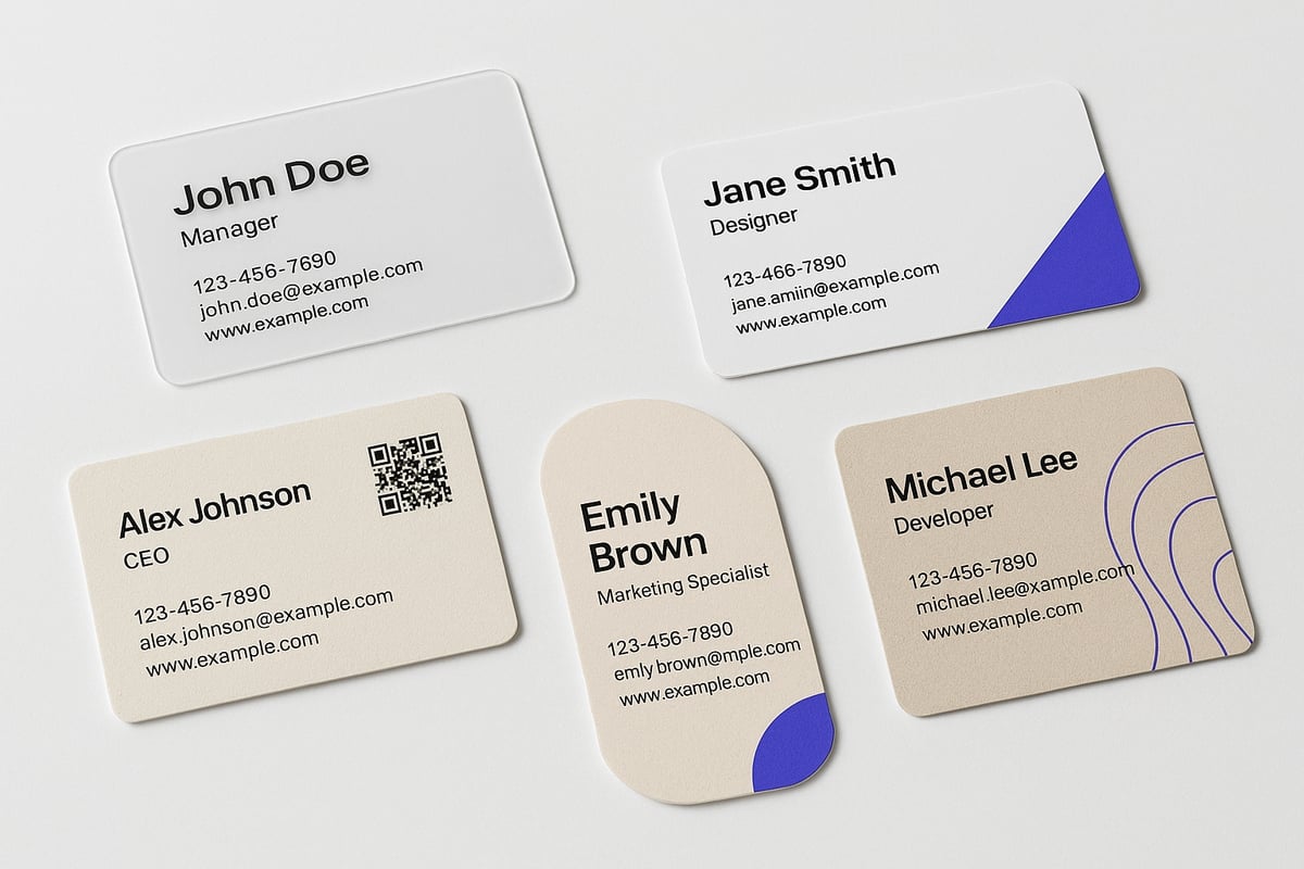 12 Frische Visitenkarten Design Ideen für 2025