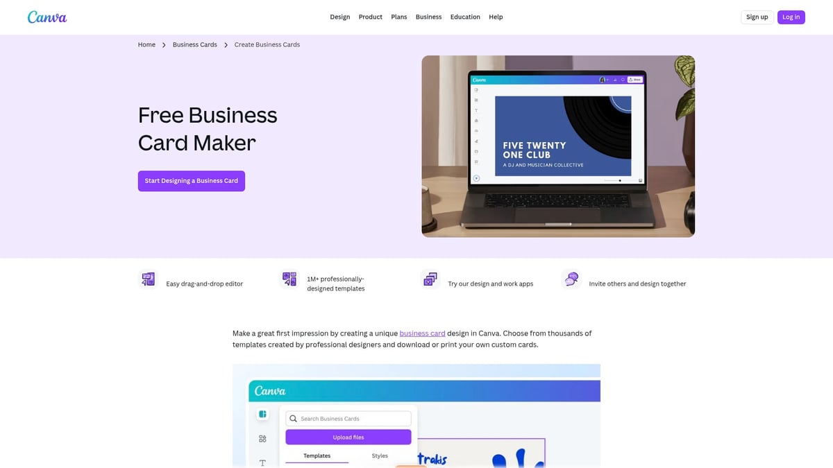 9 Essential Business Cards And Logo Maker Tools for 2025 - Canva Business Card & Logo Maker
