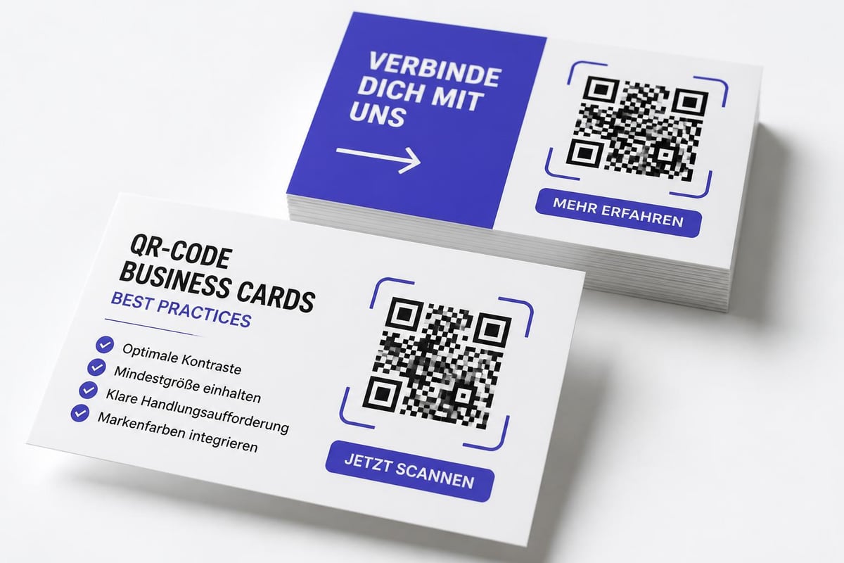 QR-Code Visitenkarte Design Tipps