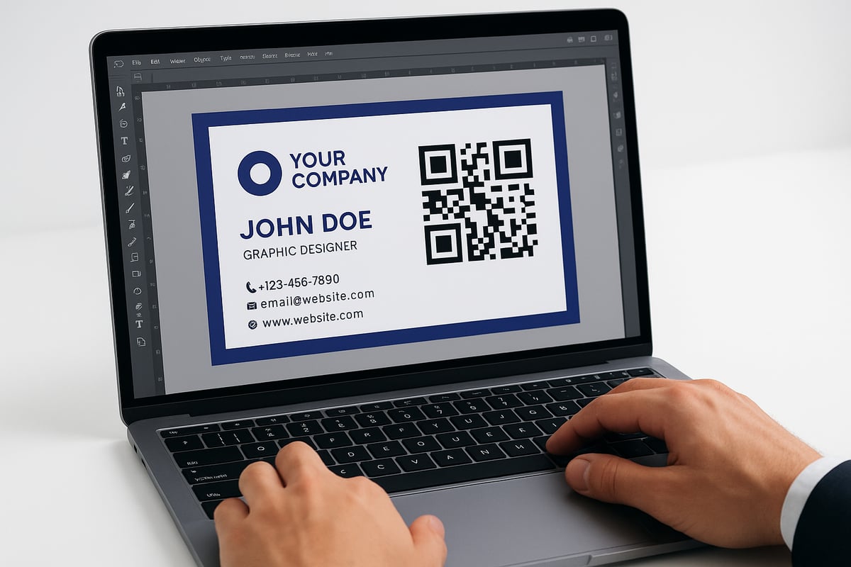 Étapes pour créer une carte de visite avec QR code en 2025