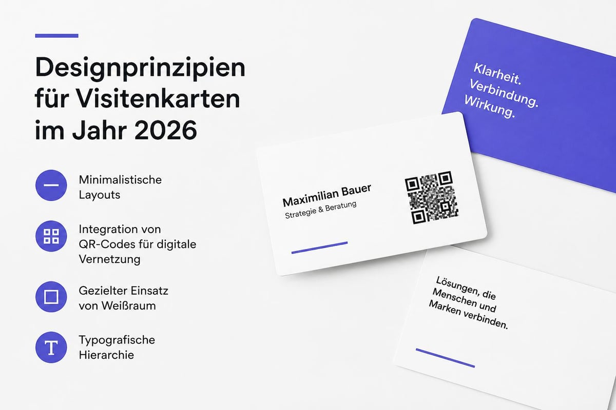 Visitenkarten Design Trends