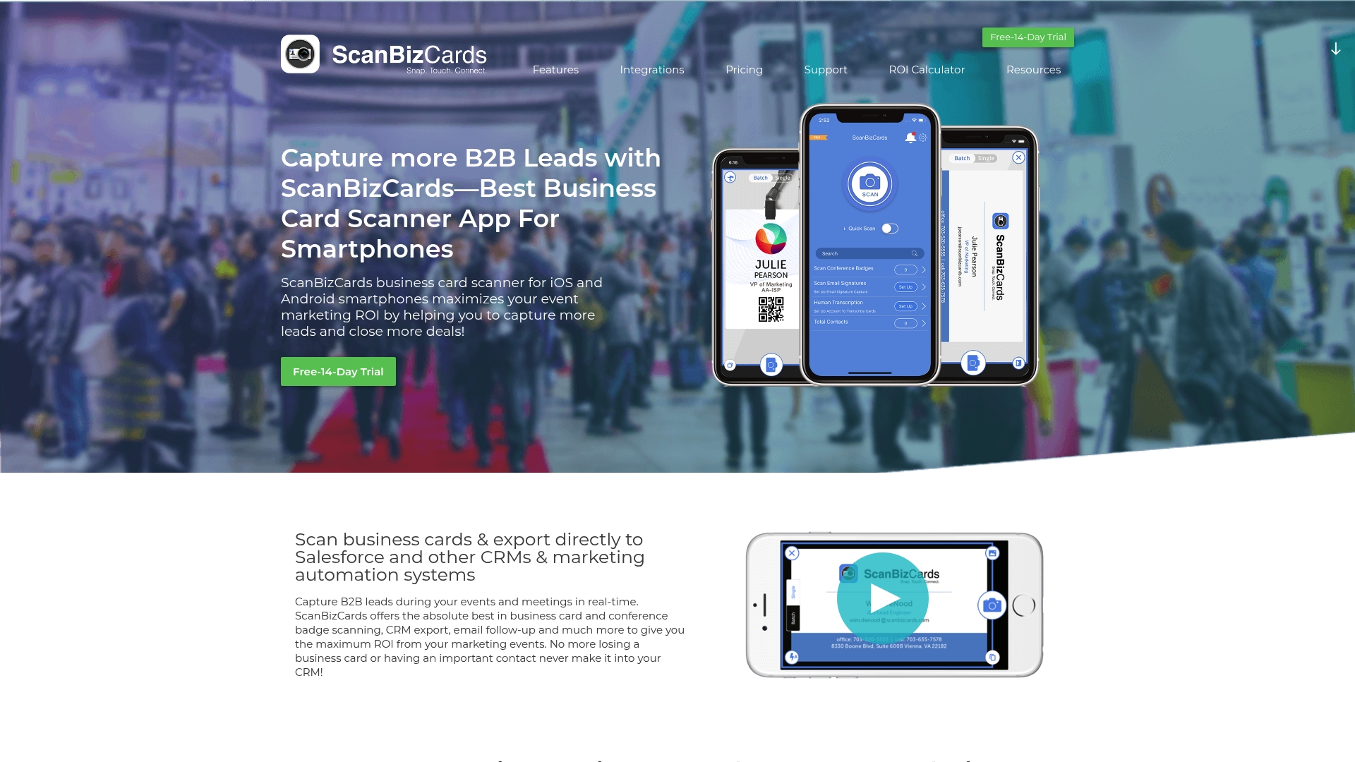 ScanBizCards business card scanner
