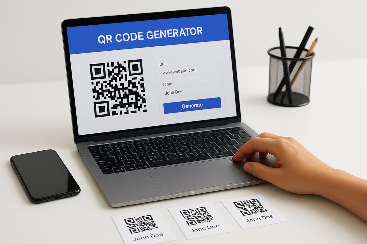 Tools und Software zum Erstellen von QR Codes für Visitenkarten