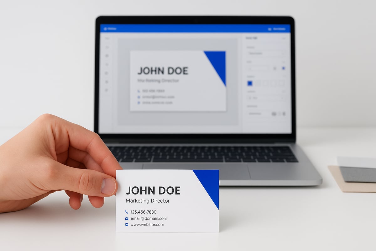 Créer sa carte de visite facilement en ligne : outils et étapes clés
