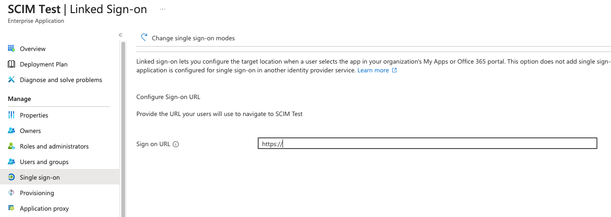 Configure Single Sign-On